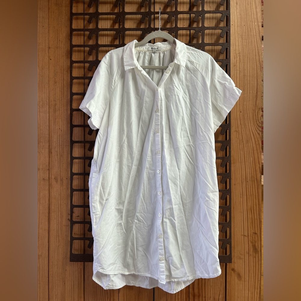 Madewell Button Down Shirtdress